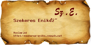 Szekeres Enikő névjegykártya